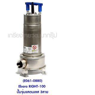 ** (E061-0880) Ebara RIGHT-100 ปั๊มจุ่มแสตนเลส 3สาย