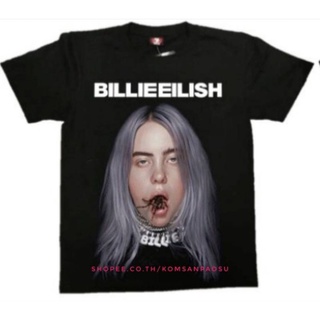 เสื้อยืดโอเวอร์ไซส์เสื้อยืด billie eilish raptee hiphop เสื้อวง billieeilishS-3XL