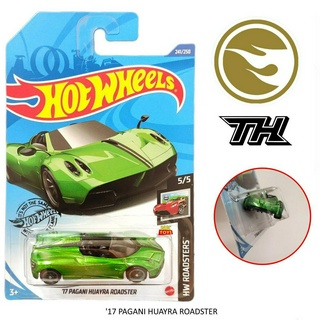 โมเดลรถเหล็ก Hotwheels รุ่น 17 PAGANI HUAYRA POADSTER  ลิขสิทธิ์แท้ ล้อยาง STH ( SUPER TREASURE HUNT ) Hot wheels