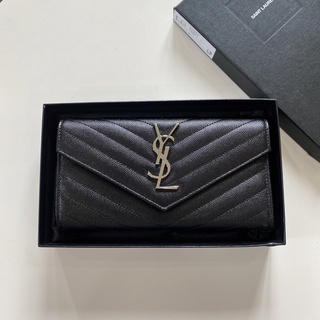 New ysl Flap wallet  ปี22 อปก: กล่อง การ์ด ถุงผ้า