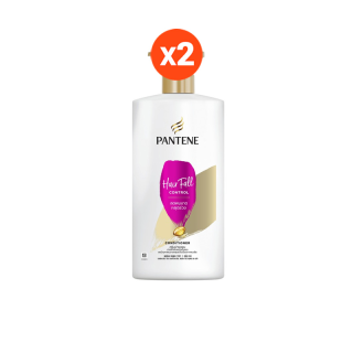 Pantene แพนทีน โปร-วี ครีมนวดผม สูตรลดผมขาดหลุดร่วง Hairfall Control Pro-V Hair Conditioner 680ml x2bottles