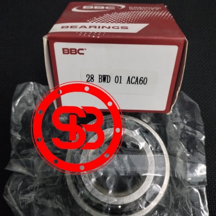 TOYOTA COROLLA REAR WHEEL BEARING 28BWD01 / 28 BWD 01 BBC ORIGINAL