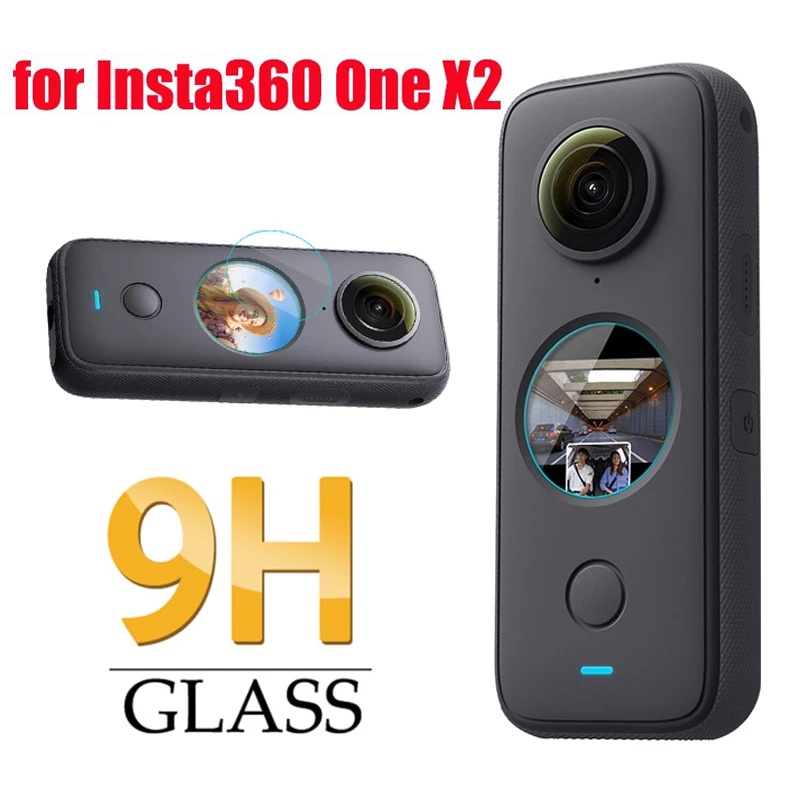 [ใหม่] ฟิล์มกระจกนิรภัยกันรอยหน้าจอ HD ใส กันรอยขีดข่วน อุปกรณ์เสริมกล้อง สําหรับ Insta360 ONE X2