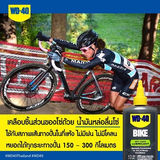 WD40 BIKE CHAIN LUBRICANT- DRY 4OZ สีเขียว