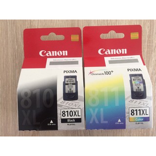 หมึก อิงค์เจ็ท Canon PG 810XL + CL 811 XL