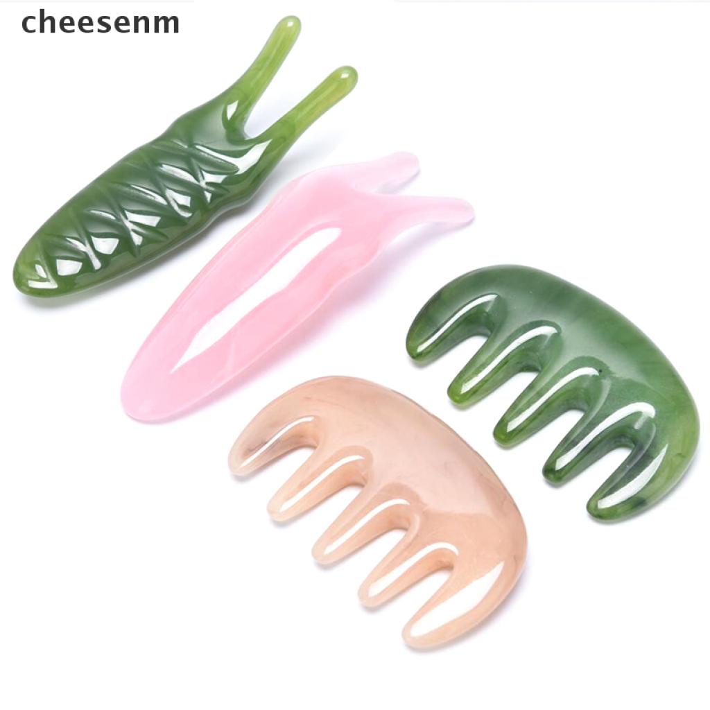 [Chesenm] แผ่นกัวซาคริสตัลธรรมชาติสําหรับการนวดจมูกและตา