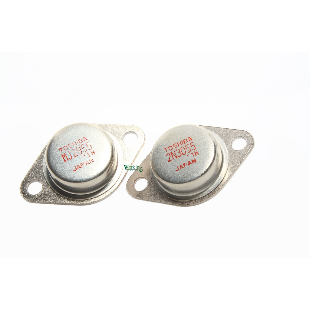 2N3055 MJ2955  TOSHIBA  JAPAN ไบโพลาร์ ทรานซิสเตอร์  BIPOLAR TRANSISTOR จำหน่ายเป็นคู่