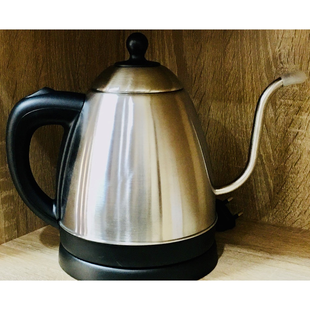 กาคอยาวไฟฟ้า สำหรับกาแฟดริป ขนาด 1 Lt. สเตลเลส