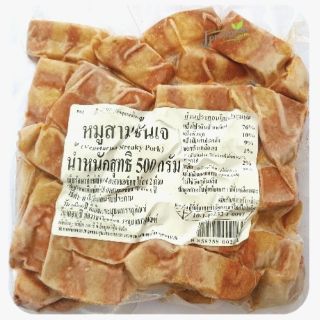 หมูสามชั้นเจ (ไต้หวัน) 500 กรัม สินค้านำเข้า JA อาหารเจ อาหารมังสวิรัติ plant based