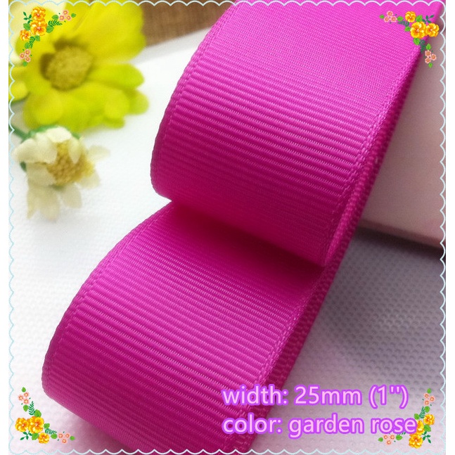 1 นิ้ว [5 ขนาดราคา] 30 สีสีทึบทั้งหมดโมโนโครมสีทึบซี่โครงริบบิ้นห่อเข็มขัด ทําเอง โบว์เข็มขัดวันหยุดห่อของขวัญเข็มขัด
