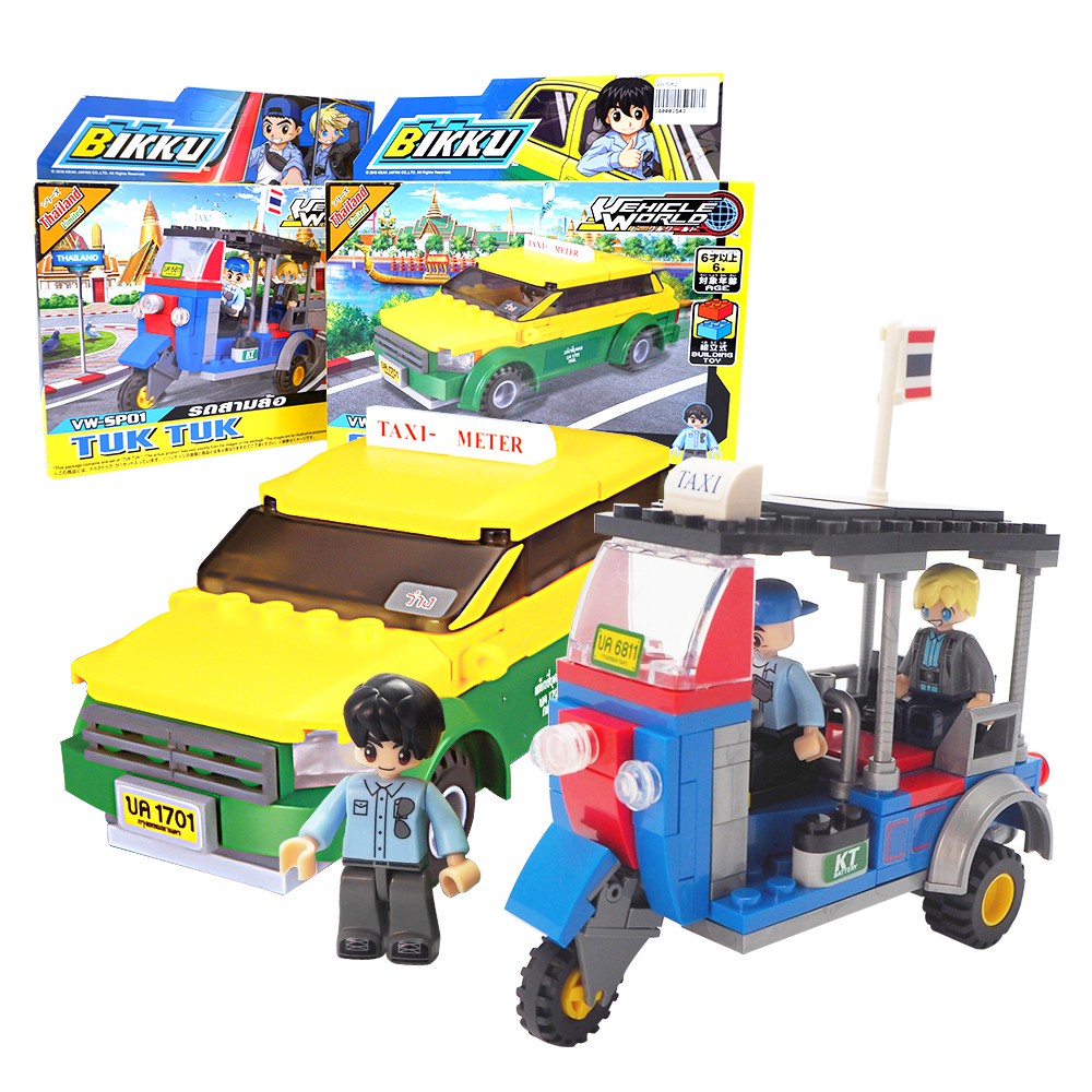 MAEJAN ของเล่นเด็ก BIKKU ชุดตัวต่อญี่ปุ่น Bikku Thailand Limited Series Set TUKTUK ลายลิขสิทธิ์แท้