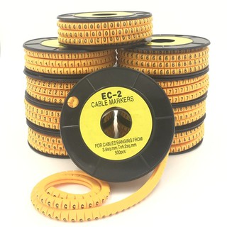 CABLE MARKER EC-2 ( ตัวเลข 0-9 )