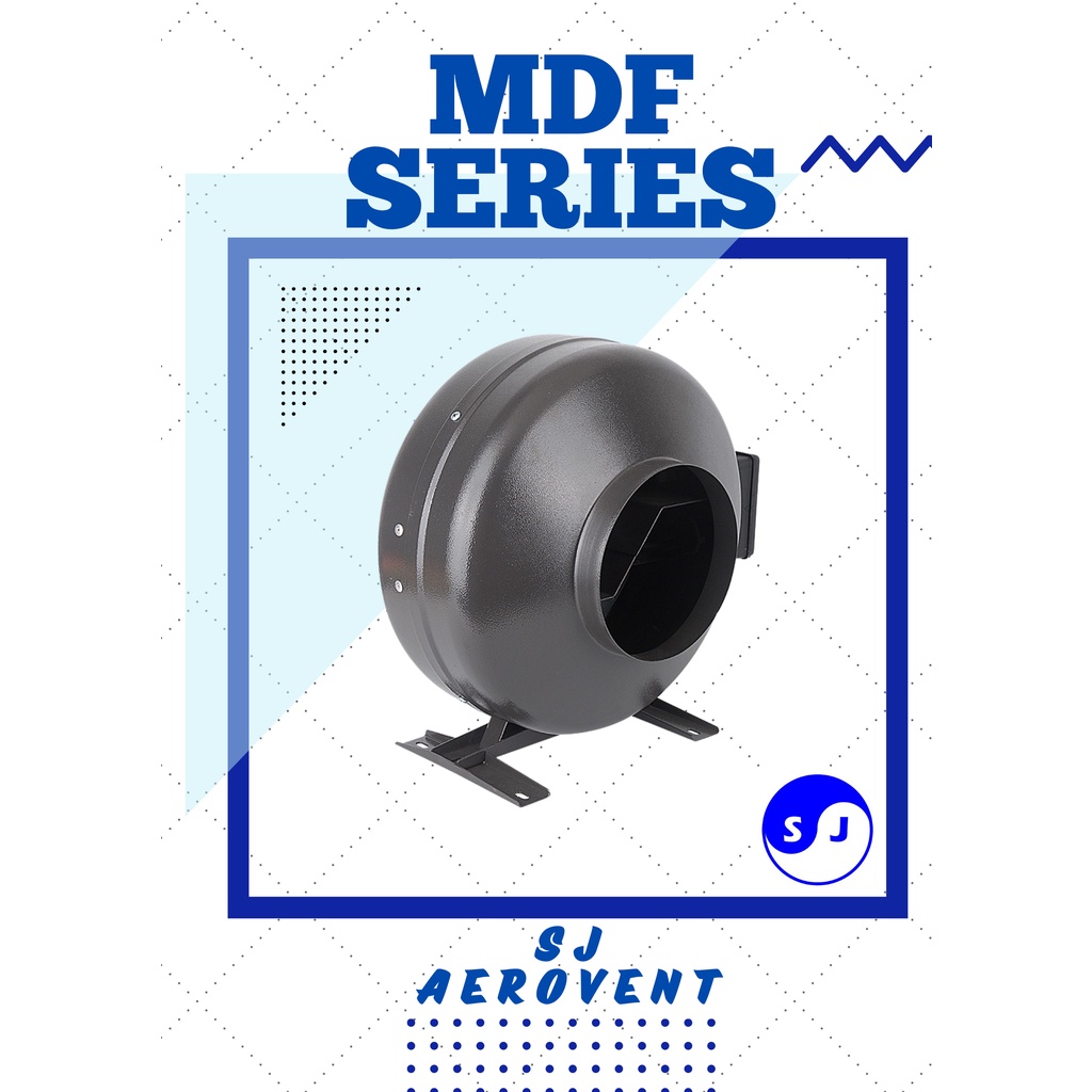 พัดลมไฮโดรโพนิกส์ MDF Series 4นิ้ว 6นิ้ว 8นิ้ว 10นิ้ว 12นิ้ว 220V - รูปที่ 2
