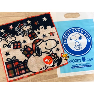 ผ้าขนหนูเช็ดหน้า Snoopy แท้100% จาก Snoopy Town