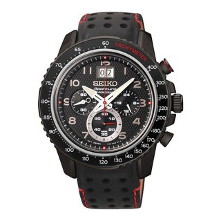 Seiko นาฬิกาผู้ชาย สายเรซิ่น Sportura chronograph รุ่น SPC141P1 (ของแท้ รับประกันศูนย์)