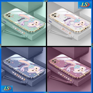 เคส Realme C11 เคส Realme C31 C15 C12 C25Y C21Y 7i C17 C21 9 Pro Plus C11 2021 C20 C35 เคสโทรศัพท์มือถือ ลายการ์ตูนกระต่าย StellaLou TZ