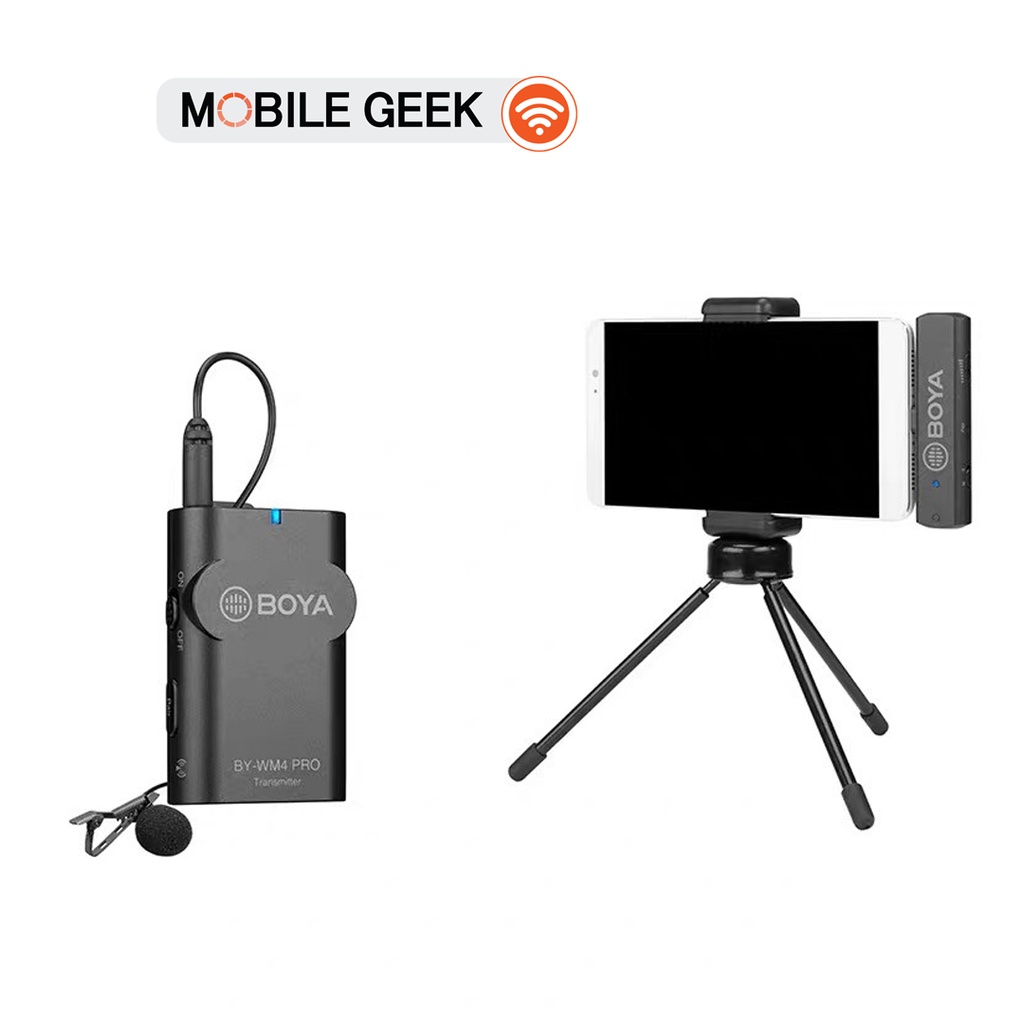 BOYA ไมโครโฟนไร้สาย รุ่น BY-WM4 Pro-K5 สำหรับ TYPE C ไมค์ไร้สาย ไมค์ไลฟ์สด