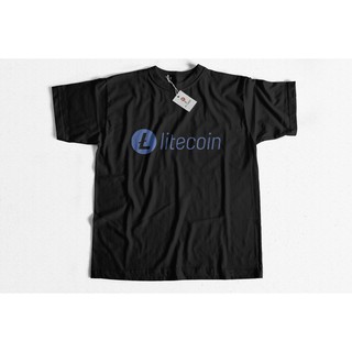 มาใหม่++ เสื้อยืดคริปโต Bitcoin ลายLitecoin เนื้อผ้า Cotton100% No.30 เกรดComb พรีเมี่ยม สกรีนลายใหม่ตามออเดอร์ทุกตัว