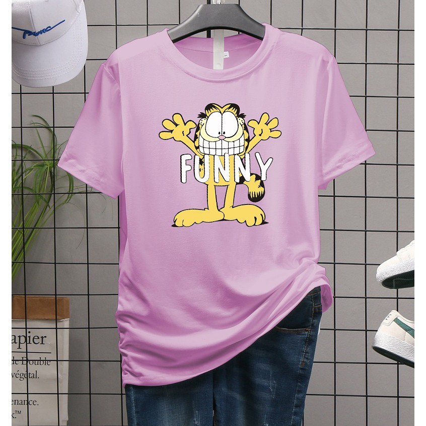 พร้อมส่ง มี7สีให้เลือกSize(S-3XL)เสื้อยืดคอกลมแฟชั่น