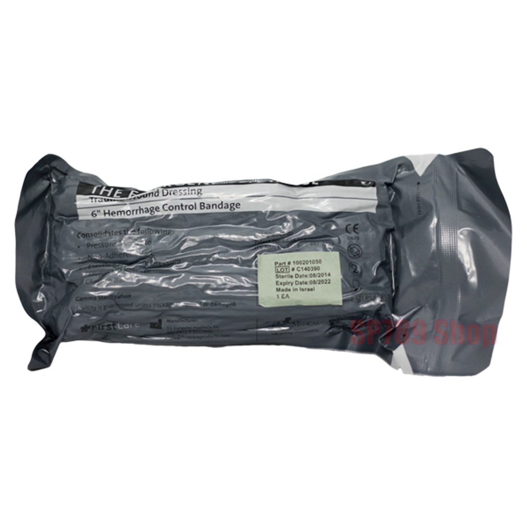 6" Israeli Bandage with Pressure Bar ผ้าพันแผลทางยุทธวีธี ยี่ห้อ Persys Medical แท้ พร้อมส่งจากไทย