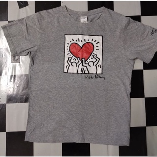 เสื้อยืด keith Haring ป้าย arrive guide อก36ของแท้100% แถมจัดส่งฟรีค่ะ