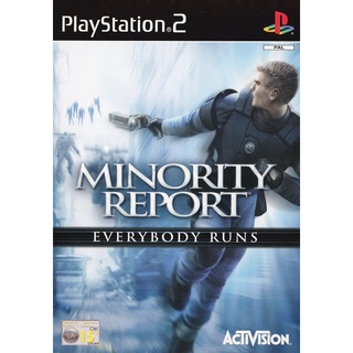 Minority Report: Everybody Runs (Europe) PS2 แผ่นเกมps2 แผ่นไรท์ เกมเพทู