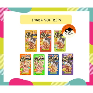 Inaba softbits ขนมแมว อินาบะ เนื้อนิ่ม ขนาด 25 กรัม ขนมแมว