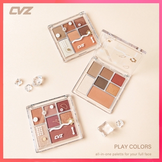 CVZ พาเลตต์อายแชโดว์ 7 สี ติดทนนาน กันน้ำ