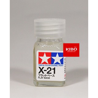 สีสูตรอีนาเมล TAMIYA X-21 Flat Base (10 Ml)