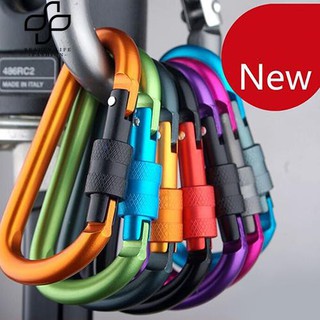 มัลติฟังก์ชั่ Keychain กีฬากลางแจ้งปีนเขา Carabiner Carbage Packar