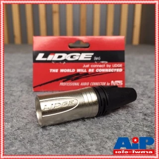 ปลั๊ก XLR ตัวผู้ LIDGE YM-002 P.XLR 3 ขา Male XLR Connector YM002 ปลั๊กแคนนอนตัวผู้ มีให้เลือก 8สี เอไอ-ไพศาล