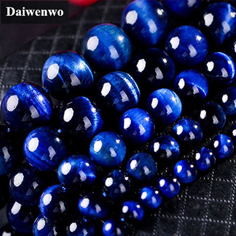 4 A Blue Moonstone 6-12 มม. ลูกปัดหินธรรมชาติ Diy สําหรับใช้ทําเครื่องประดับสร้อยข้อมือ