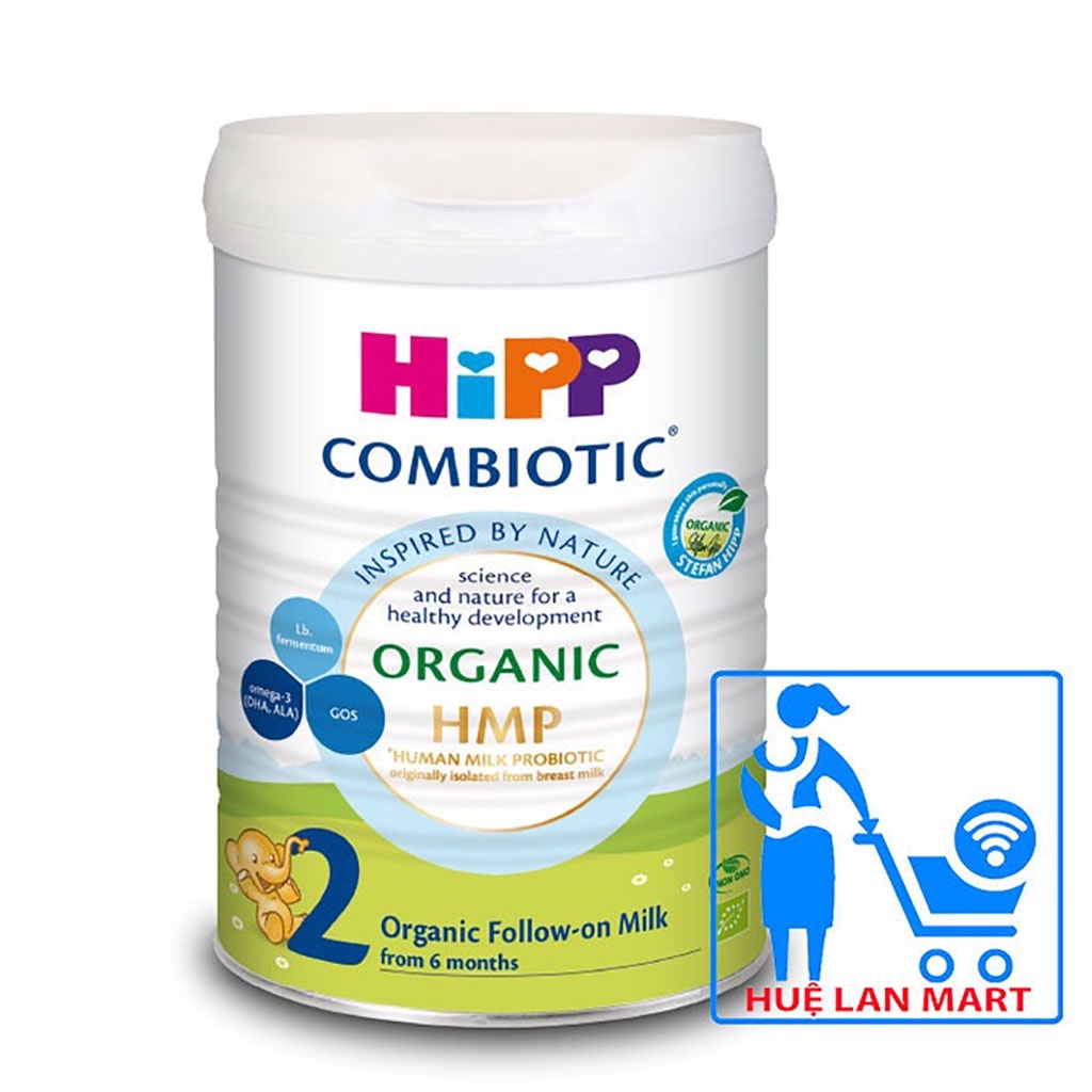 [ ของแท ้ ] Hipp Combiotic Organic HMP &amp; GOS 2 Milk Powder - Box 800g ( แรงบันดาลใจจากธรรมชาติ )