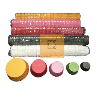 *พร้อมส่ง* กระทงกระดาษ (กระดาษไข) ถ้วยจีบ Food grade หลายสี เบอร์ 1611 1612 2216 2416 2616 2816 3217 3218 3219 3220
