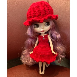 สีแดง สำหรับตุ๊กตาบลายธ์ neo Blythe 3ชิ้น 399.-฿