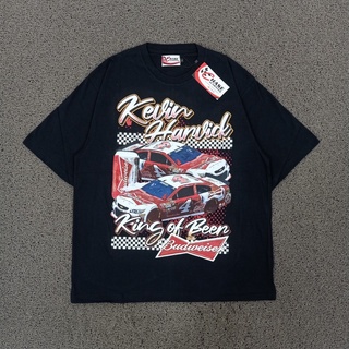 เสื้อยืด ลาย Kevin HARVICK BLACK CHASE NASCAR สําหรับผู้ชาย