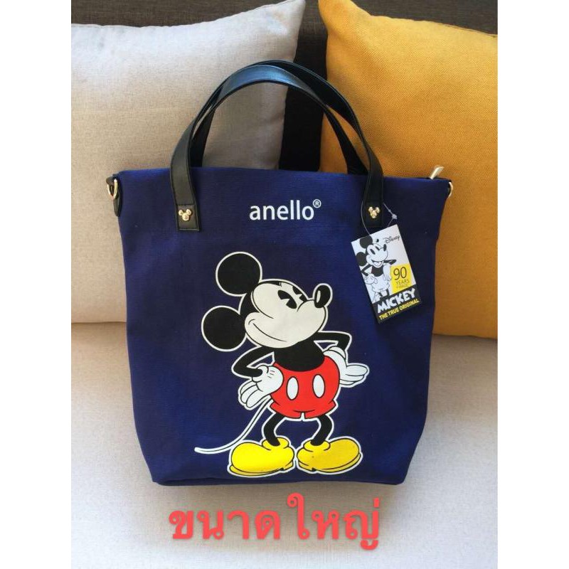 Fashion handbag ANELLO MICKEY Fashion handbag กระเป๋าสะพาย กระเป๋าถือผ้า ลายการ์ตูน มาใหม่ สวยมากๆT