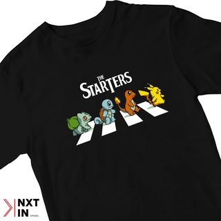 SPOOF SHIRT- THE BEATLES ( POKEMON )เสื้อยืด เสื้อยืดสีพื้น