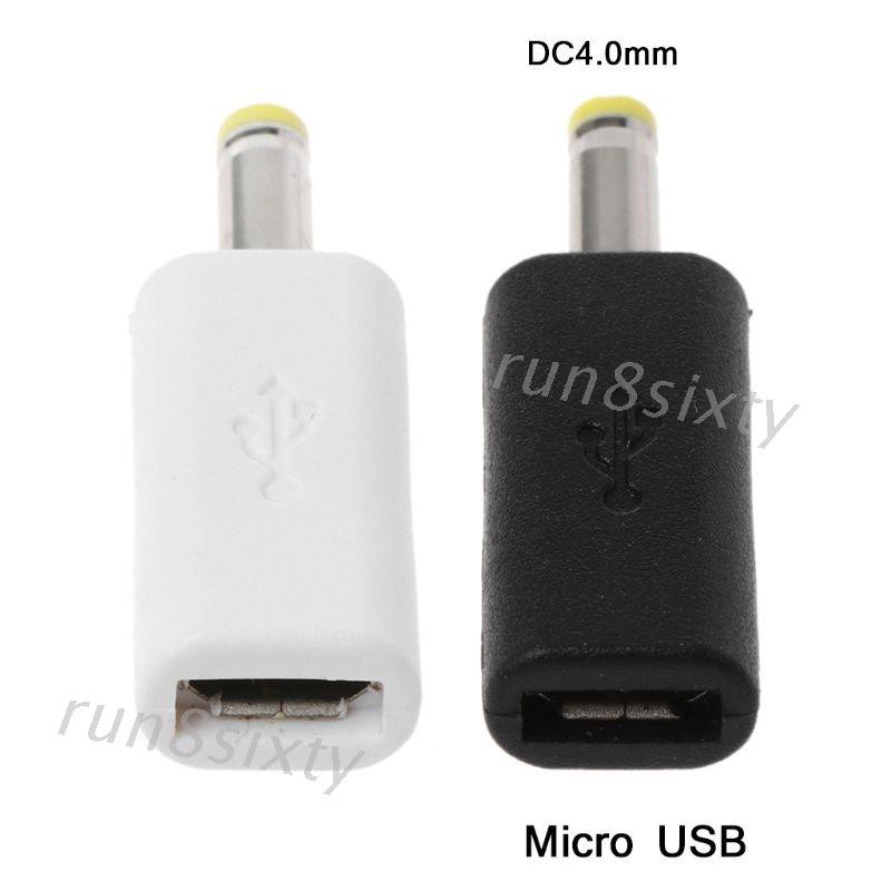 Rxsix Micro Usb Female To Dc 4 . 0x1 . 7 mm Male อะแดปเตอร์แปลงแจ็คเสียบชาร์จสําหรับ Sony Psp And Mo