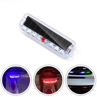 Warning LED Light Solar Automatic Charging Solar Warning Light 1x Lamp