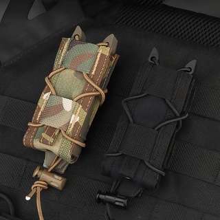 Idogear Tactical TC กระเป๋าแมกกาซีน แบบเดี่ยว 9 มม. MOLLE กระเป๋าเครื่องมือสู้รบ กระเป๋าเข็มขัด กระเป๋าแม็ก ที่ใส่ไฟฉาย MG-48