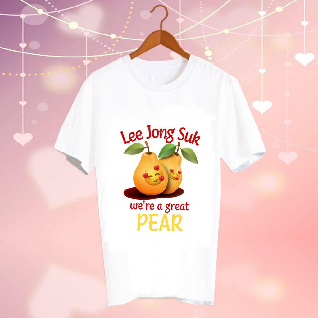 เสื้อแฟชั่นไอดอล เสื้อแฟนเมดเกาหลี ติ่งเกาหลี ซีรี่ส์เกาหลี ดาราเกาหลี CBC70 lee jong suk we’re a great pear