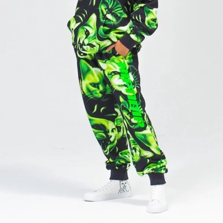 SLUM LTD - RIPNDIP Neon Nerm Sweatpants Black