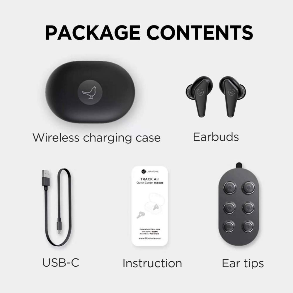 libratone track air  true wireless active noise cancelling earbuds