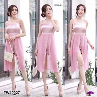 👗Pfashion [ส่งไว!!🚛] P10027 Jumpsuit จั๊มสูทสายเดี่ยวขาสั้น Jumpsuit One-shoulder jumpsuit