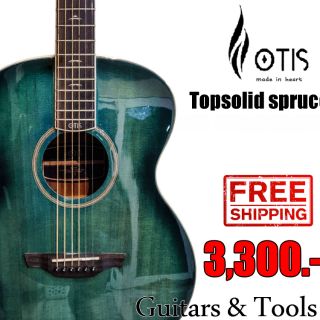 🎸กีตาร์โปร่ง🔥ราคาถูก คุณภาพดี กีตาร์โปร่งมือใหม่40นิ้ว🔥OTIS OM-40 พร้อมของแถม7รายการ 🎉บริการเก็บปลายทาง