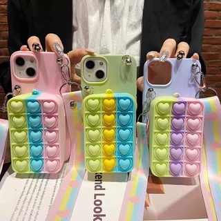 เคสโทรศัพท์มือถือ Tpu แบบนิ่มลายสายรุ้งสําหรับ Xiaomi Mi 11 Ultra Lite 10 9T 9 Pro 8 Se Poco X3 M3 A1 A2 A3 Lite