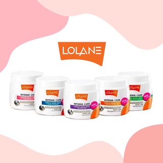 💈นาบิวตี้💈 ทรีทเม้นท์เคราตินโลแลน (กระปุกขาว) LOLANE INTENSE CARE KERATIN REPAIR MASK 200ml.