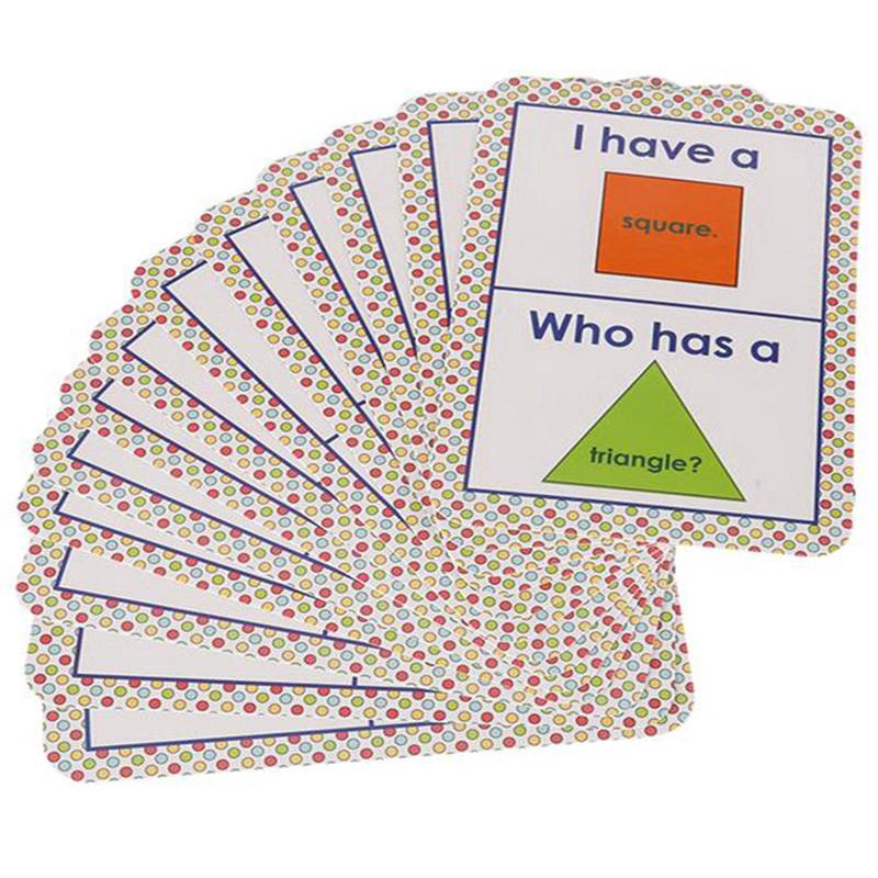 13Pcs/Set รูปร่าง อังกฤษ แฟลชการ์ด ของเล่นเพื่อการศึกษาสำหรับเด็ก Shape English Flash Card