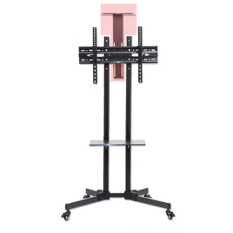 Mobile TV Stand ขาตั้งทีวี แบบเคลื่อนที่ได้ พร้อมชั้นวาง (รองรับจอขนาด 32-65 นิ้ว) สินค้ารับประกัน 1